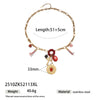 Wholesale Women's Electroplated Titanium Steel Flower Necklace