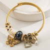 Wholesale Women's Elegant Butterfly Pendant Bracelet Made Of Alloy Stainless Steel With Diamond Design