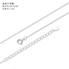 Wholesale Women's Elegant Clover Necklace With Black Agate Pendant Made Of S925 Sterling Silver Electroplated Cross Chain