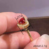 Wholesale Women's Elegant Copper Heart Geometric Zirconia Ring
