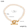 Wholesale Women's Elegant Freshwater Pearl And 316L Stainless Steel Jewelry Set With Electroplating Necklace Bracelet Earrings