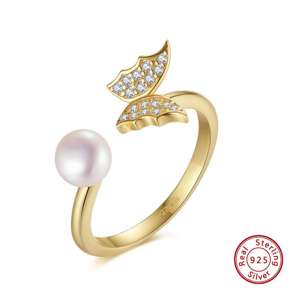 Wholesale Women's Elegant Geometric Silver 925 Electroplated Ring Jewelry