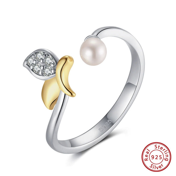 Wholesale Women's Elegant Geometric Silver 925 Electroplated Ring Jewelry