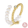 Wholesale Women's Elegant Geometric Silver 925 Electroplated Ring Jewelry