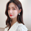 Wholesale Women's Elegant Minimalist Heartshaped Environmental Protection Copper Earrings With Electroplating