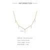 Wholesale Women's Elegant Stacked Horse Eye Diamond Clavicle Necklace In S925 Sterling Silver With Geometric Style And Electroplating Design