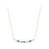 Wholesale Women's Elegant 925 Sterling Silver Flower Pattern Inlay Zircon Cross Chain Necklace