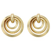 Wholesale Women's Exaggerated Creative Personality Fashion Alloy Inlaid Rhinestone Big Circle Geometric Electroplated Earrings