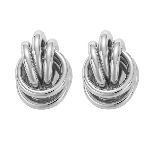 Wholesale Women's Exaggerated Creative Personality Fashion Alloy Inlaid Rhinestone Big Circle Geometric Electroplated Earrings