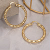 Wholesale Women's Exaggerated Geometric Copper Electroplated Earrings Jewelry