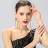 Wholesale Women's Exaggerated Geometric Metal Earrings With A Bold Fashion Statement Style