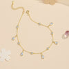 Wholesale Women's Exotic Drop Shape Tassel S925 Sterling Silver Zircon Accessories