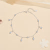 Wholesale Women's Exotic Drop Shape Tassel S925 Sterling Silver Zircon Accessories