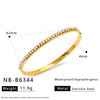 Wholesale Women's Exquisite Light Luxury Highend Electroplated Stainless Steel And 18K Heart Shape And Geometric Bracelet With Inlaid Zircon Design