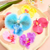 Wholesale Women's Fabric Handmade Sweet Plants Flowers Hairpin Duckbill Clip Hair Accessories