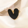 Wholesale Women's Fairy Style Heartshaped Oil Dripping Stainless Steel Ring