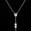 Wholesale Women's Fantasy Bubble Round Copper Ochain Necklace With Geometric Design And Electroplating Treatment
