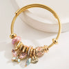Wholesale Women's Fashion Alloy Butterfly And Insect Pattern Diamond Bracelet Jewelry