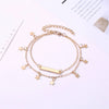 Wholesale Women's Fashion Alloy Star Anklet Foot Jewelry Trend
