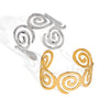 Wholesale Women's Fashion Beads Creative Threaded Opening Stainless Steel Bracelet With Pvd Furnace Vacuum Real Gold Plating