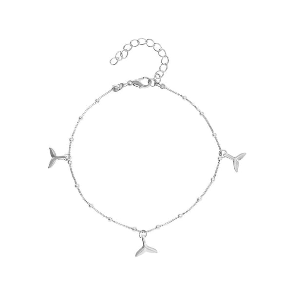 Wholesale Women's Fashion Bohemian Simple Alloy Anklet With Dolphin Love Design And Animal Pattern