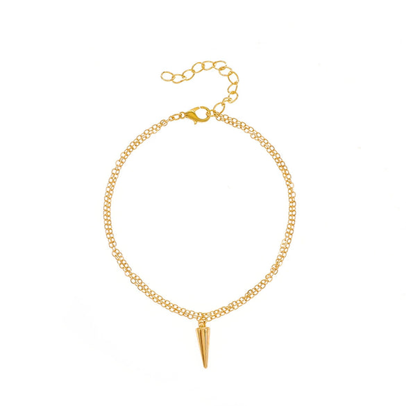 Wholesale Women's Fashion Bohemian Simple Alloy Anklet With Dolphin Love Design And Animal Pattern