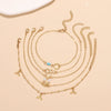 Wholesale Women's Fashion Bohemian Simple Alloy Anklet With Dolphin Love Design And Animal Pattern