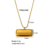 Wholesale Women's Fashion Clavicle Chain With Butterfly Pendant Titanium Steel And Stainless Steel Geometric And Animal Pattern Pvd Furnace Real Gold Electroplating