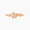 Wholesale Women's Fashion Creative Geometric Brass Planet Ring With Micro Inlaid Zircon