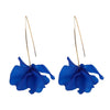 Wholesale Women's Fashion Creative Handmade Plastic And Resin Petal Heart Flower Earrings