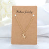 Wholesale Women's Fashion Double Stack Wearing Necklace With Geometric Pattern Made Of Alloy And Electroplated