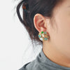 Wholesale Women's Fashion Earrings With Rhinestone And Diamondset Flower Design