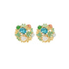 Wholesale Women's Fashion Earrings With Rhinestone And Diamondset Flower Design