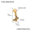 Wholesale Women's Fashion Electroplated Stainless Steel Geometric Ferris Wheel Enamel Glaze Bracelet Luxury Jewelry