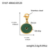 Wholesale Women's Fashion Electroplated Stainless Steel Geometric Ferris Wheel Enamel Glaze Bracelet Luxury Jewelry