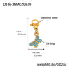 Wholesale Women's Fashion Electroplated Stainless Steel Geometric Ferris Wheel Enamel Glaze Bracelet Luxury Jewelry