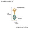 Wholesale Women's Fashion Electroplated Stainless Steel Geometric Ferris Wheel Enamel Glaze Bracelet Luxury Jewelry
