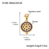 Wholesale Women's Fashion Electroplated Stainless Steel Geometric Ferris Wheel Enamel Glaze Bracelet Luxury Jewelry