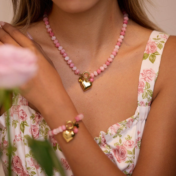Wholesale Women's Fashion Elegant Geometric Stainless Steel 18K Gold Plated Necklace And Bracelet