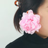 Wholesale Women's Fashion Fabric Handmade Flower Petals Earrings