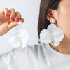 Wholesale Women's Fashion Flower Shape Zinc Alloy Electroplated Earrings