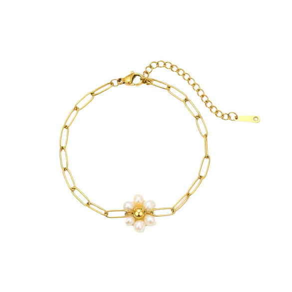 Wholesale Women's Fashion French Retro Light Luxury Highend Stainless Steel And Titanium Steel Bracelet With Electroplating Treatment