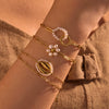 Wholesale Women's Fashion French Retro Light Luxury Highend Stainless Steel And Titanium Steel Bracelet With Electroplating Treatment