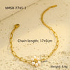 Wholesale Women's Fashion French Retro Light Luxury Highend Stainless Steel And Titanium Steel Bracelet With Electroplating Treatment