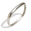 Wholesale Women's Fashion Geometric Asymmetrical Round Buckle Stainless Steel 18K Gold Plated Hand Bracelet