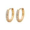 Wholesale Women's Fashion Geometric Copper Earring With Baking Paint And Diamond