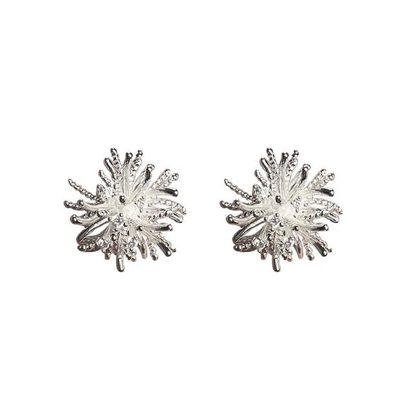 Wholesale Women's Fashion Geometric Copper 925 Silver Electroplated Spring And Summer Allmatch Earrings
