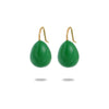 Wholesale Women's Fashion Geometric Drop Shape Stainless Steel 925 Silver Electroplated Oil Dripping Earrings