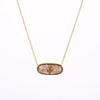 Wholesale Women's Fashion Geometric Heartshaped 18K Gold Electroplated Stainless Steel Necklace