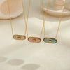 Wholesale Women's Fashion Geometric Heartshaped 18K Gold Electroplated Stainless Steel Necklace